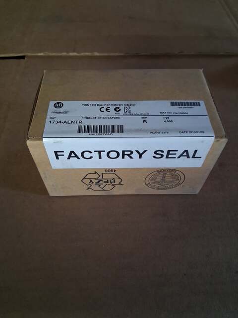 Allen-Bradley POINT I/O Dual Port Network Adaptor 1734-AENTR 24 VDC - Image 1