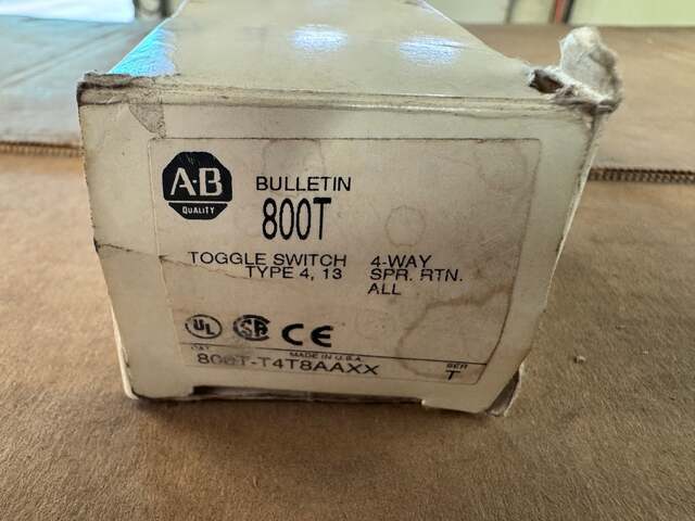 Allen-Bradley Toggle Switch 800T-T4T8 AAXX 600V Allis-Chalmers - Image 4