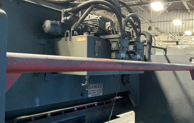 Hydra Tool #150-G, Press Brake, 144" bed, foot switch - Image 8