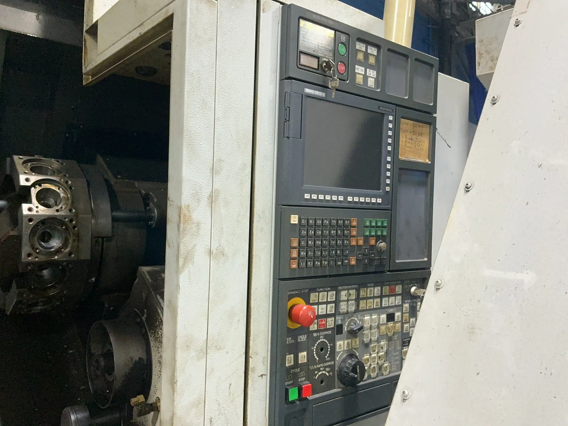 Mori Seiki #NL2500SMC/700, CNC Turning Center, chip conveyor, 2008, AS IS - Image 4