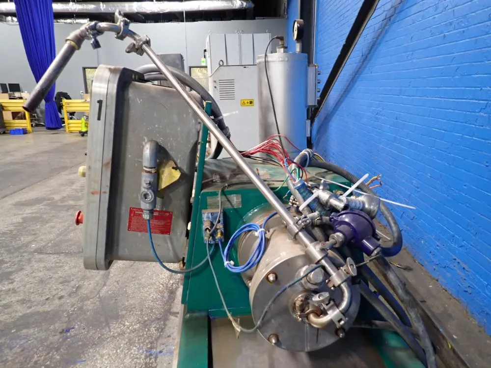 Netzsch #LMZ2, Horizontal Agitator Bead Mill, 2 liter, 7.5 HP, 1765 RPM, 2012 - Image 10
