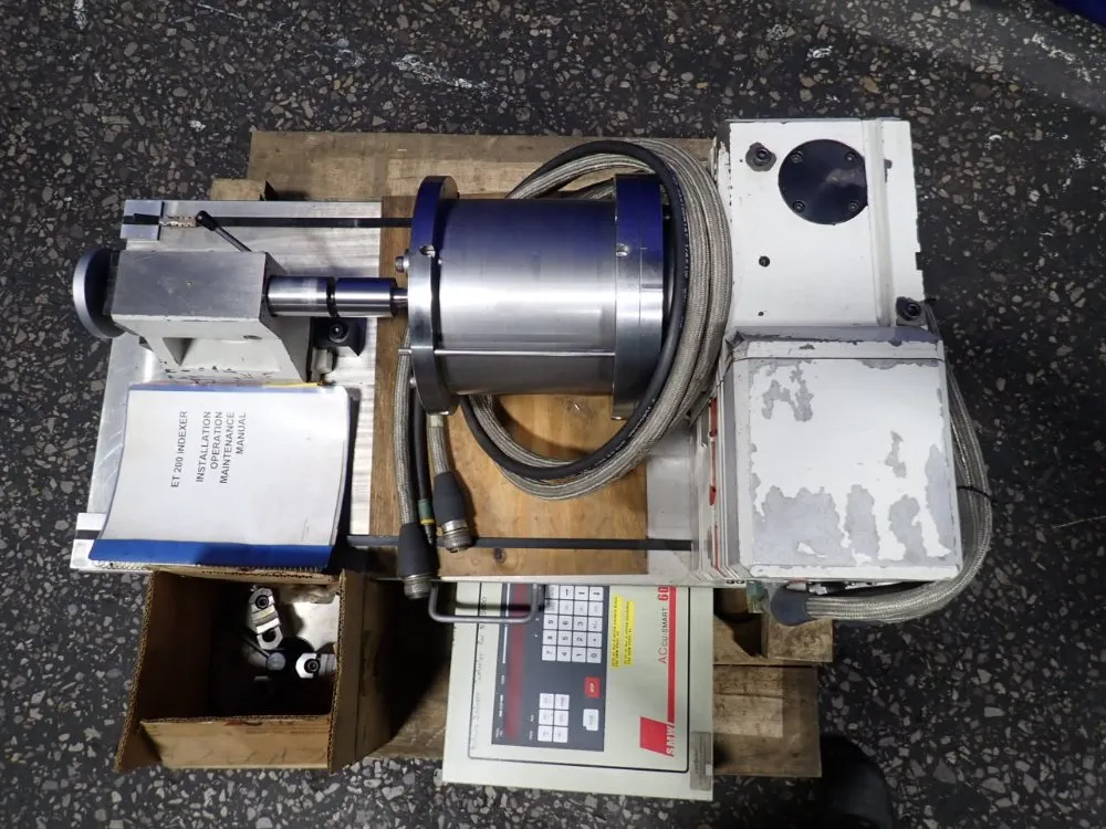 SMW #ET-200, CNC Indexer, 8" 3-jaw chuck, 1.75" bore, Accu-Smart 60 Control - Image 6