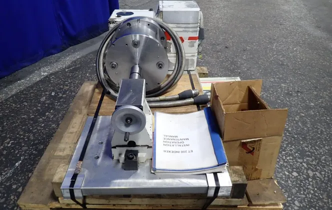 SMW #ET-200, CNC Indexer, 8" 3-jaw chuck, 1.75" bore, Accu-Smart 60 Control - Image 8