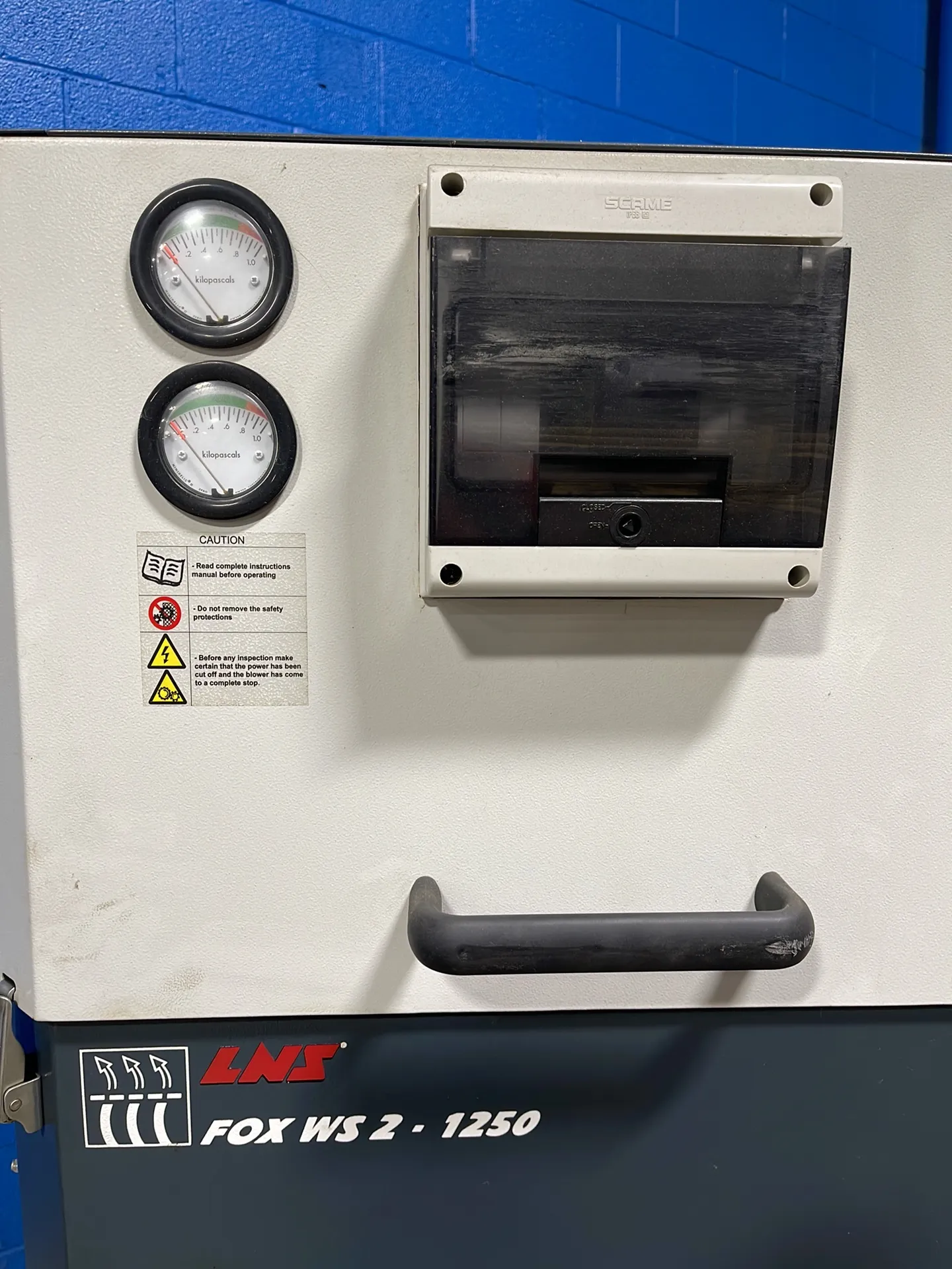 1248 cfm LNS #WS2-1250, Fox WS2 Mist Collector, 2.64 kW, 2018 - Image 2