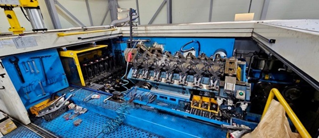 1.3" x 11.81" Hyodong #HBP-633L, 6-Die Parts Former, 55 ton forging load, 1.811" max. open-up diameter - Image 7