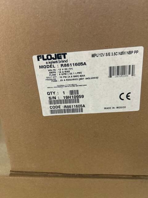 Flojet #R8611605A, VersiJet diaphragm pump, 6 GPM, 70 PSI, 12V - Image 4