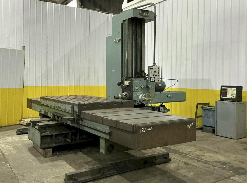 4" Nomura #B-100WP, table type horizontal boring mill, #50 taper, 96" X, 60" Y, 43" Z, 1200 RPM, #50, 20 HP - Image 2
