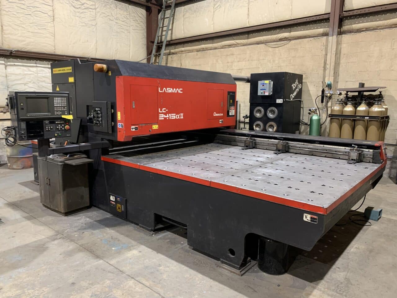 Amada #Lasmac-LC2415-Alpha-II, CNC Laser, 2000 watt, 61" x 99" travel, 1997 - Image 1