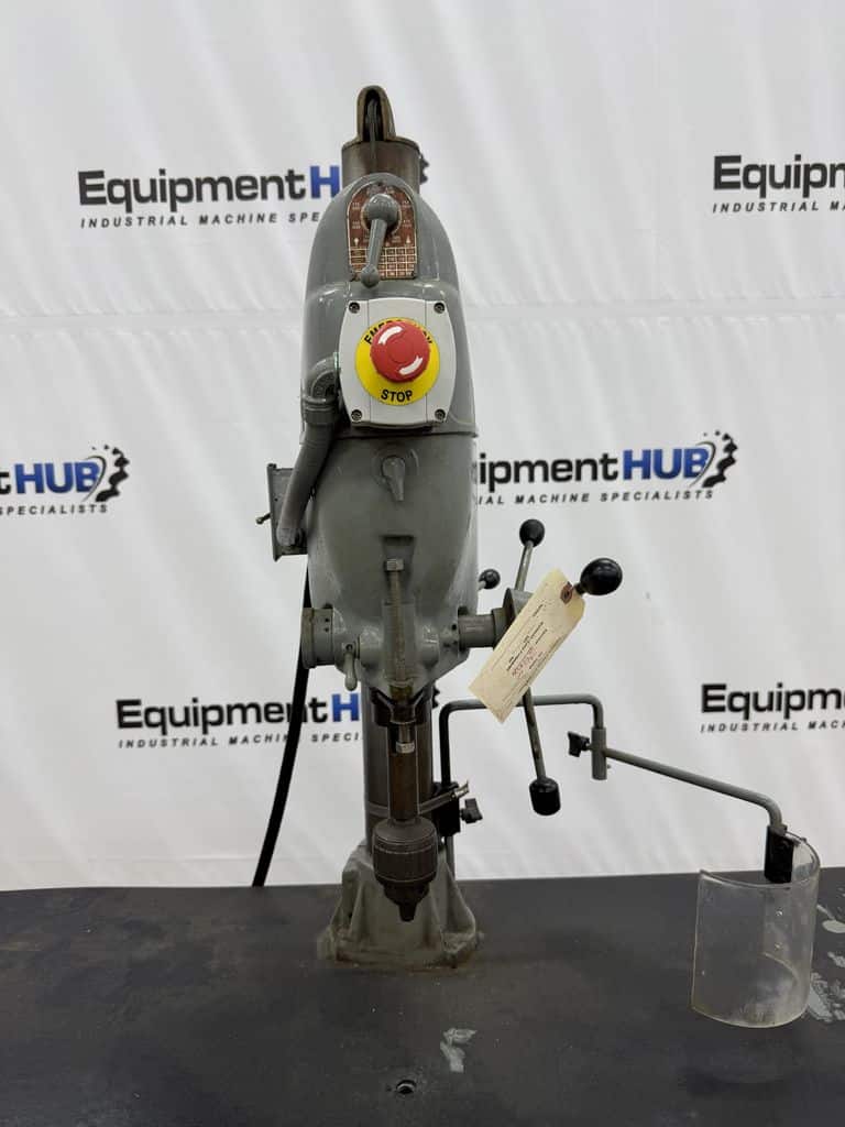 17" Electro-Mechano, drill press, variable speed 150-4000 RPM, tapping head, table - Image 7