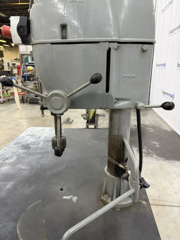 17" Electro-Mechano, drill press, variable speed 150-4000 RPM, tapping head, table - Image 10