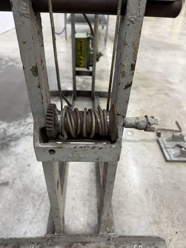60 Ton, Rodgers #S-60-13-2, H-Frame hydraulic press, 13" stroke, 45" between frames, hand crank - Image 10