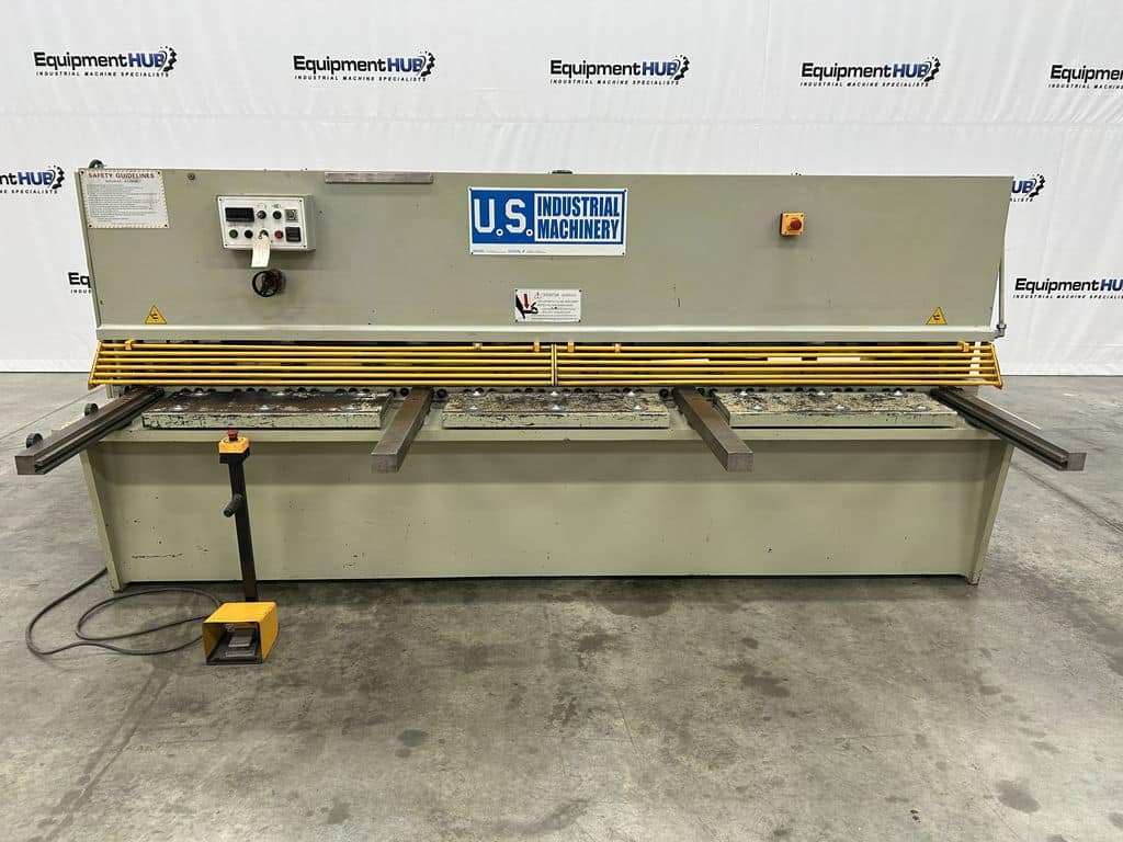 1/4" x 10' U.S. Industrial #US1025, hydraulic power squaring shear, 36" back gauge, 15 HP, 14 SPM - Image 1