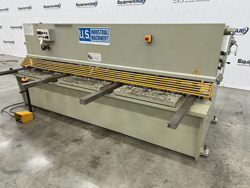 1/4" x 10' U.S. Industrial #US1025, hydraulic power squaring shear, 36" back gauge, 15 HP, 14 SPM - Image 2