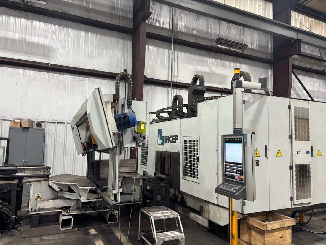 Ficep #Valiant-453-VLB, CNC beam drill & saw line, 3-spindle, 17-3/4" beam capacity, 2024 Katana K100E saw - Image 1