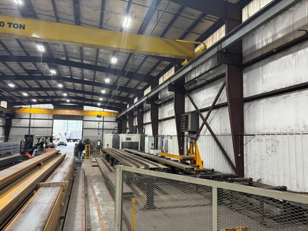 Ficep #Valiant-453-VLB, CNC beam drill & saw line, 3-spindle, 17-3/4" beam capacity, 2024 Katana K100E saw - Image 7