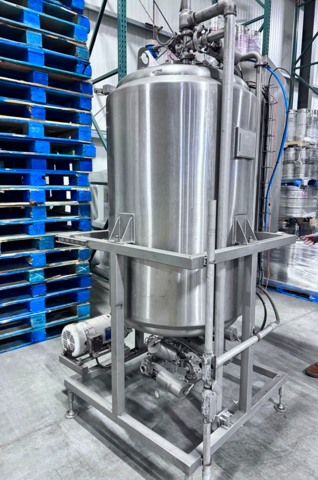 100 gallon Bio Fab Technologies, Stainless Steel Pressure Tank, 115 psi @ 200&deg;F vessel, 2013 - Image 1