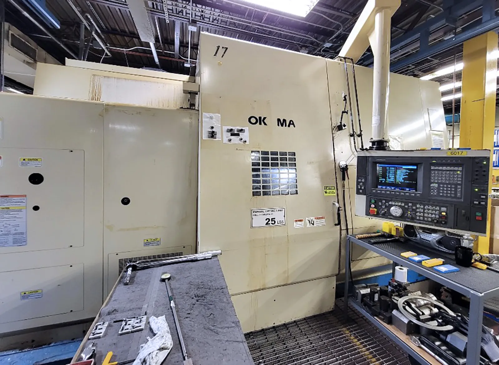 Okuma #LU45-M, CNC lathe, 33" swing, 27" chuck, 3-jaw, 5.12" bore, 49.2" centers, 12-2800 RPM, 50 HP - Image 5