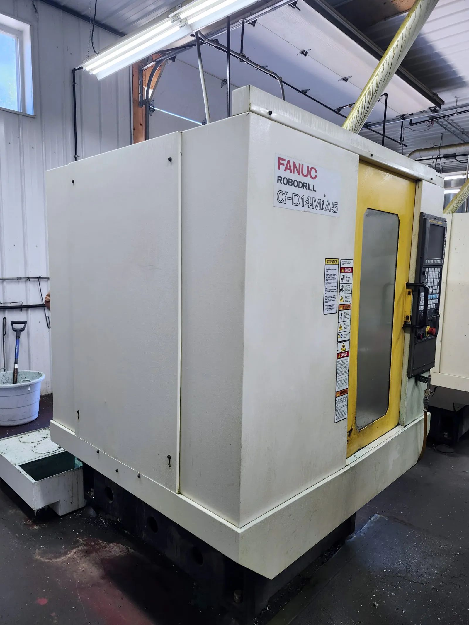Fanuc #Robodrill-D14MiA5, CNC vertical machining center, 14 automatic tool changer, 19.7" X, 15.7" Y, 13" Z - Image 7