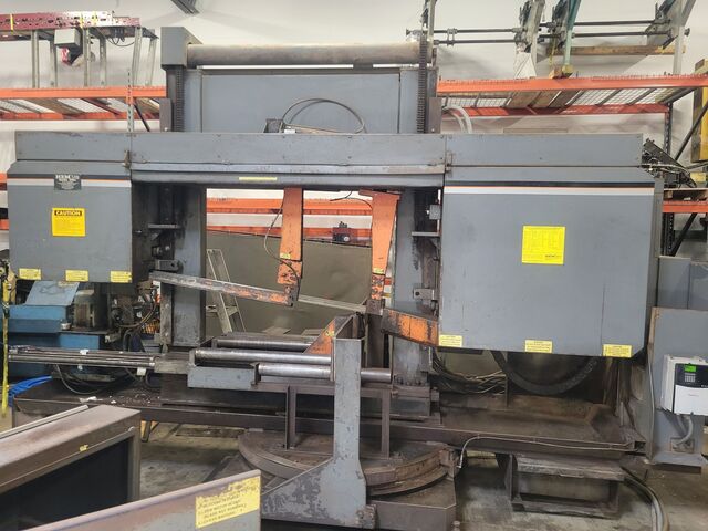 25" x 44" HEM #WF190MRB-DC, horizontal bandsaw, Double column, Semi-Auto., 2" x0.063" x376" blade, 15 HP, 1997 - Image 6
