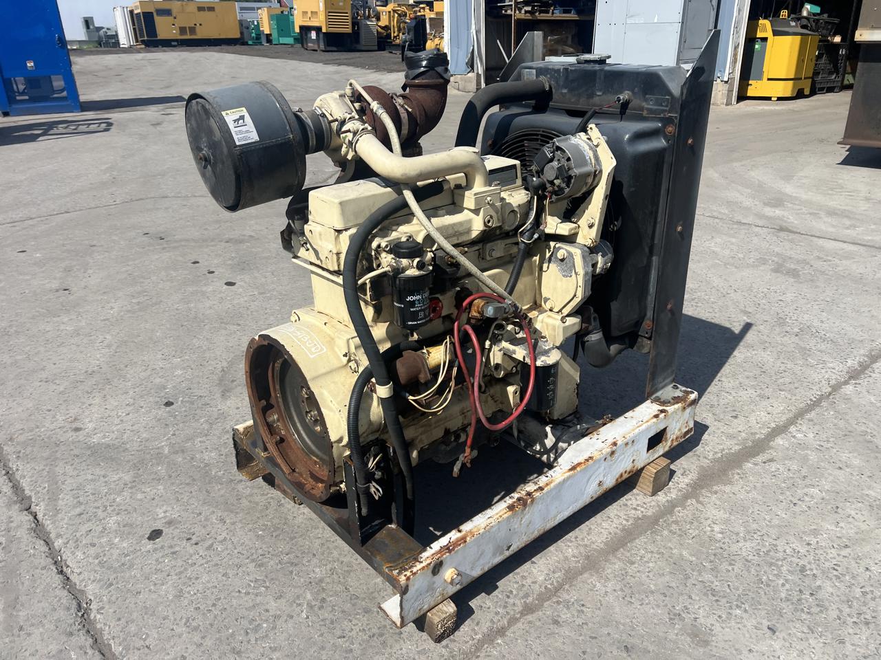 100 HP John Deere #4045TF150, Diesel Engine w/ Radiator Mechanical Fuel System, 4.5 liters, 5000 hours, 2000 - Image 2