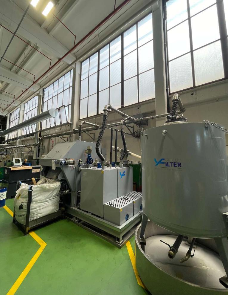 Rotary Drum Vacuum Filter, 47.24" drum diameter x 35., 8 sectors, 30 drum oscillations/min., 2019 - Image 3
