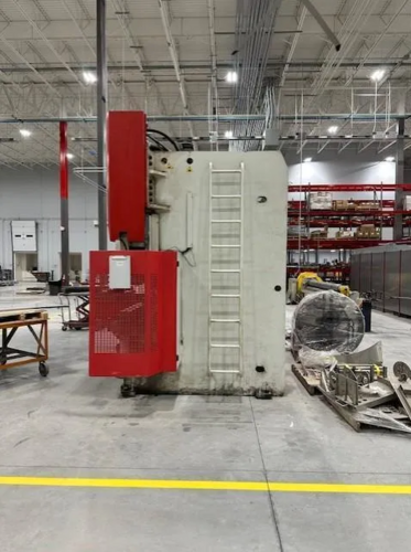 480 Ton, Baykal #APHS-4116X440, CNC hydraulic press brake, 13' 5" overall, 11' 7" between housing, Delem - Image 2