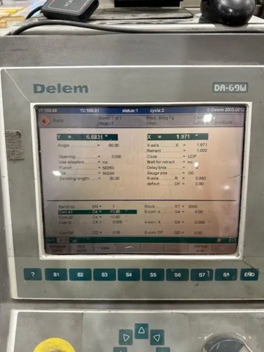 480 Ton, Baykal #APHS-4116X440, CNC hydraulic press brake, 13' 5" overall, 11' 7" between housing, Delem - Image 7