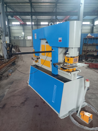 2-1/4" x 3-15/16" x 1/2" Ficom #H-90, ironworker, 90 ton, 14" throat, 5 stations, dual operator, 7.5 HP, New - Image 3