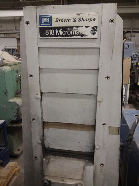 8" x 18" Brown & Sharpe #818, hydraulic surface grinder, 2 HP, 7" x1.25" x0.5", 460 V. - Image 6