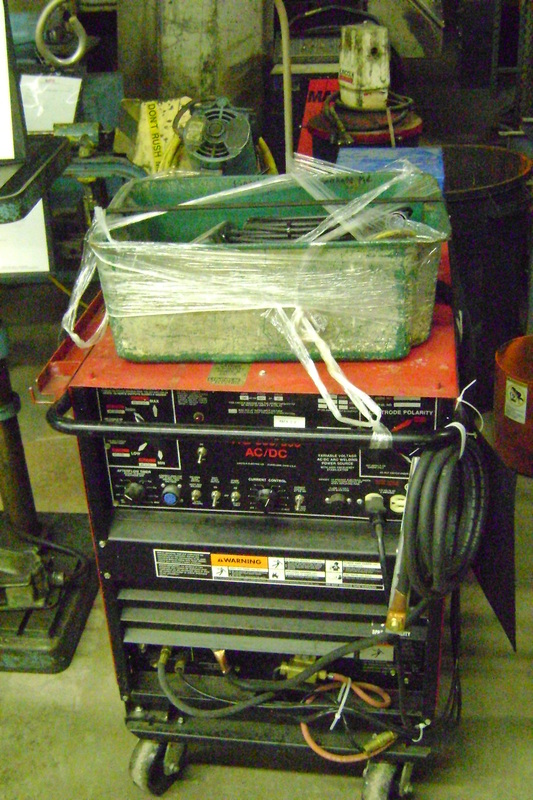 Lincoln Idealarc #TIG-300/300, Tig Welder, w/ leads & cart - Image 7