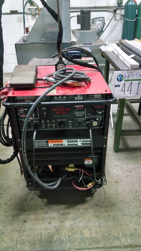 Lincoln Idealarc #TIG-300/300, Tig Welder, w/ leads & cart - Image 9