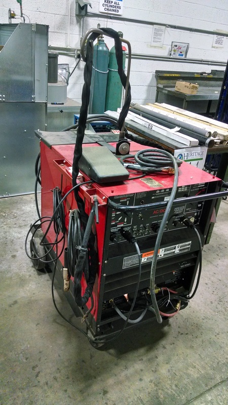 Lincoln Idealarc #TIG-300/300, Tig Welder, w/ leads & cart - Image 10