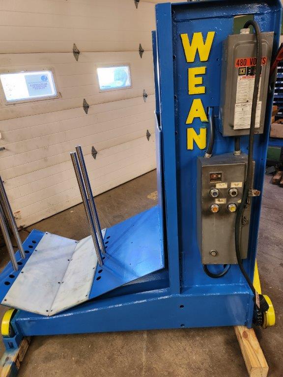 7200 lb. Revolator/Wean, coil car, exit type, 18" lift, V-deck, hydraulic motor & chain driven - Image 2