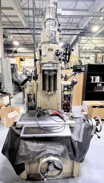 Moore #3, jig grinder, 24" x 11" table, 18" longitudinal, 11" cross travel, 40 to 40000 RPM spindle - Image 1