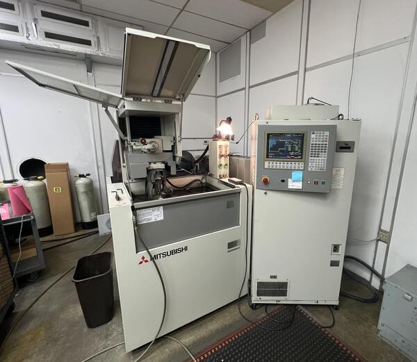 Mitsubishi #FX10, CNC Wire Electrical Discharge Machine, 13.77" X, 9.84" Y, 8.66" Z, .008"-.012" wire - Image 1