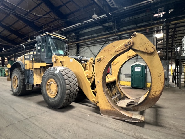 Caterpillar #980K, Wheel Loader, Log Forks, 16,780 hours, 2013 - Image 2