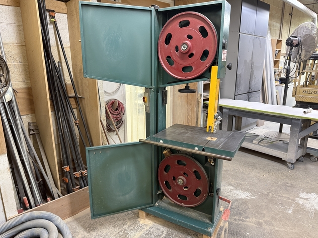 20-1/2" x 14" Bridgewood #PBS-540, vertical band saw, 20-1/2" x 28" table, 1997 - Image 5