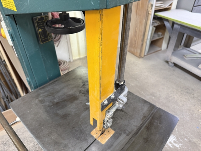 20-1/2" x 14" Bridgewood #PBS-540, vertical band saw, 20-1/2" x 28" table, 1997 - Image 7