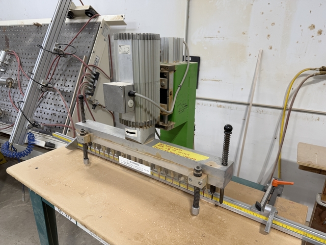 21 Spindle, Detel #MV-21P, boring machine, 32mm spindle centers, 3 HP, 220 V., 3 Ph. - Image 4