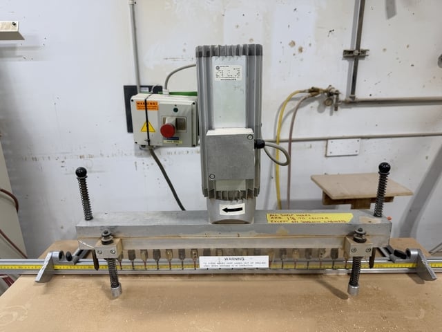 21 Spindle, Detel #MV-21P, boring machine, 32mm spindle centers, 3 HP, 220 V., 3 Ph. - Image 5