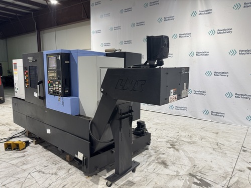 Daewoo Doosan #Puma-GT2600, CNC Lathe, 24.8" swing, 3.2" bar, 12 position turret, 30 HP, Fanuc OI-TF, Chip - Image 2