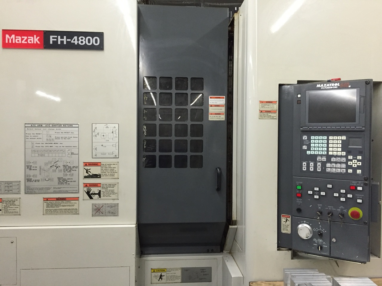 Mazak #FH-4800, CNC Horizontal Machining Center, 22" X, 24" Y, 22" Z, 12000 RPM, 80 automatic tool changer - Image 2