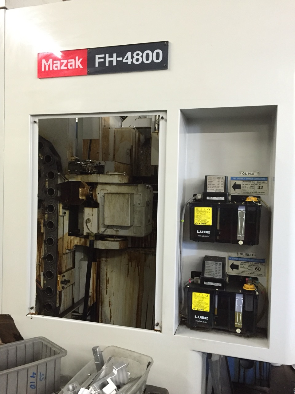 Mazak #FH-4800, CNC Horizontal Machining Center, 22" X, 24" Y, 22" Z, 12000 RPM, 80 automatic tool changer - Image 4