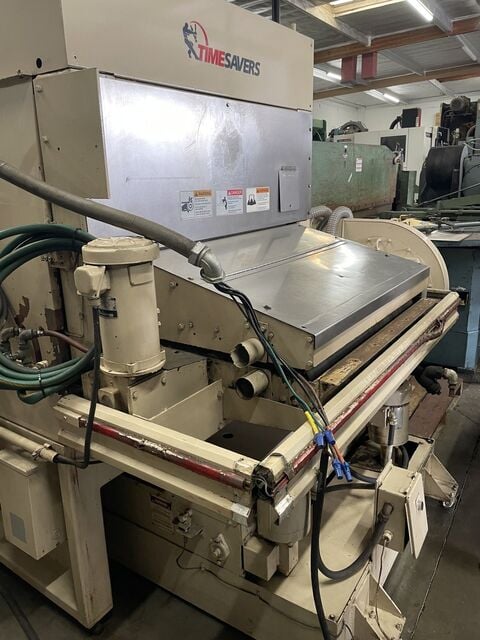 37" Timesavers #137-1HDMW, wide belt sander/grinder, 20 HP, 15-45 FPM, 37" x 60" belt, 230/460 V., 3 Ph. - Image 7