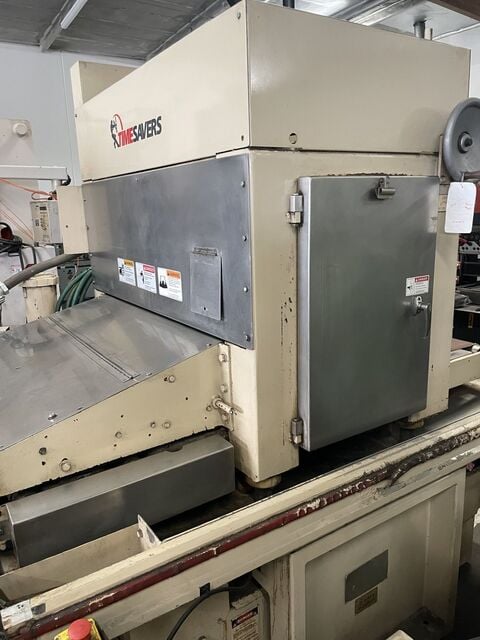 37" Timesavers #137-1HDMW, wide belt sander/grinder, 20 HP, 15-45 FPM, 37" x 60" belt, 230/460 V., 3 Ph. - Image 8