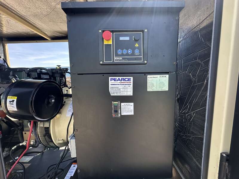 50 KW Kohler #50REOZJC, diesel generator set, 120/240 Volts, 1 phase, John Deere #4024HF285, sound attenuated - Image 8