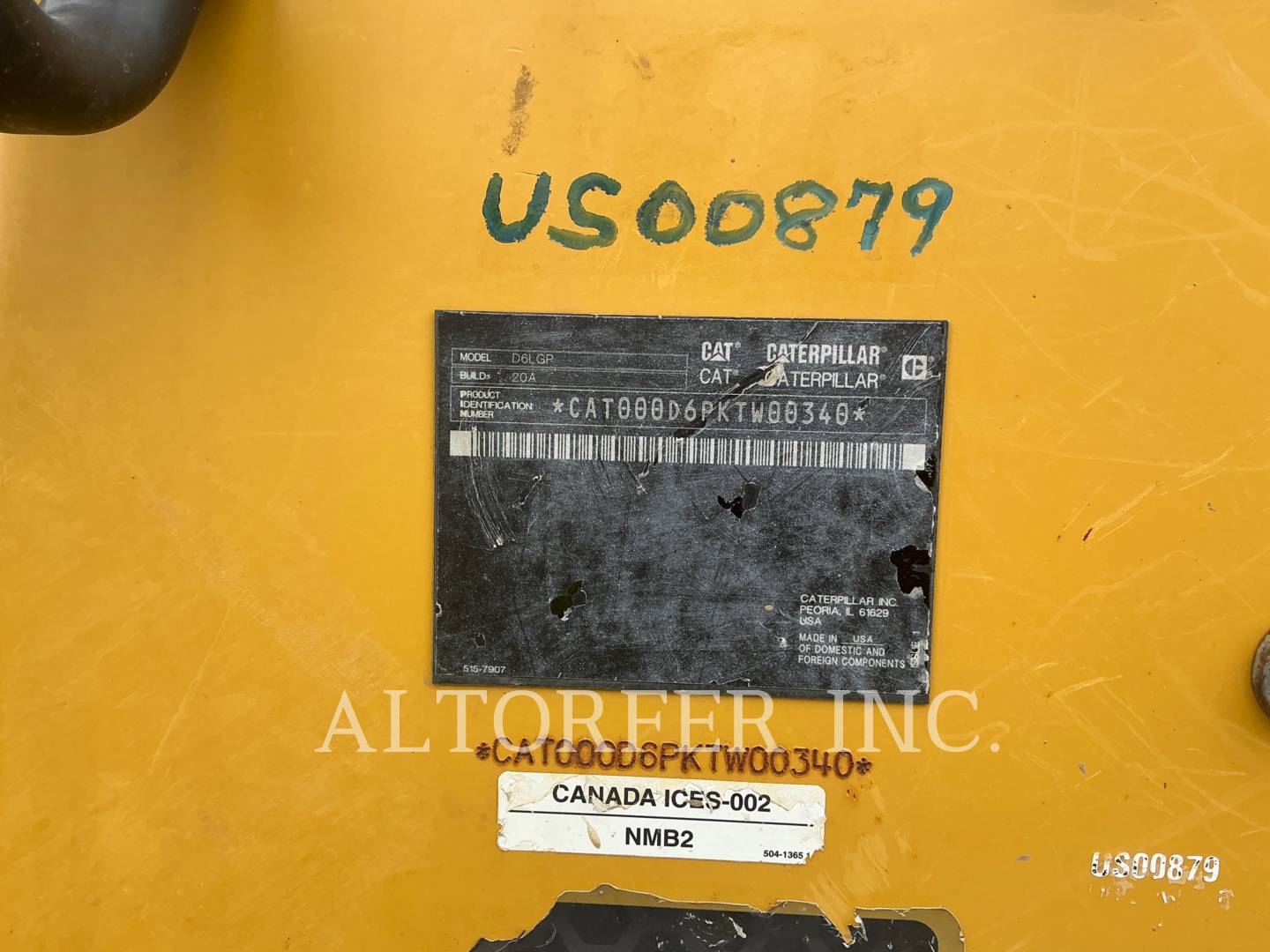 Caterpillar D6-20VPAT, 5302 hours, S/N: KTW00340, 2019 - Image 5