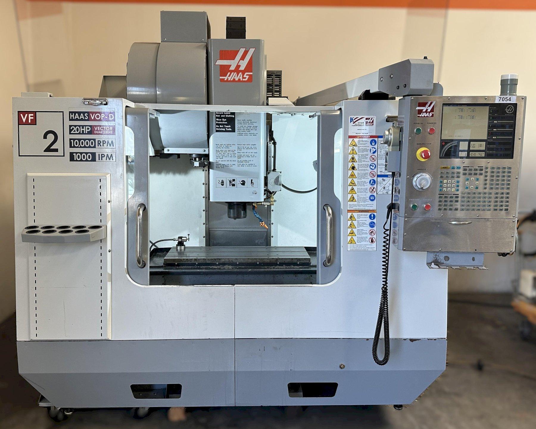 Haas #VF-2D, CNC vertical machining center, 24 automatic tool changer, 30" X, 16" Y, 20" Z, 8100 RPM, #40, 30 - Image 1