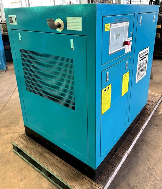 225 cfm, 145 psi, Eaton #EC-SRW3-50HP-DV, rotary screw air compressor, dryer, 50 HP - Image 3