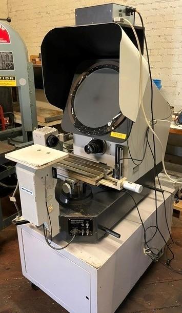 14" Mitutoyo #PH-350H, horizontal bench optical comparator, surface illumination, 5X lens - Image 3